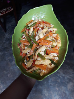 Foto resep Tumis wortel, putren, buncis orak arik telur