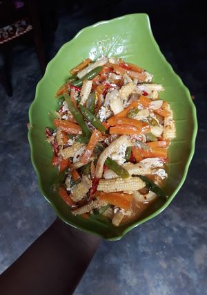 Foto resep Tumis wortel, putren, buncis orak arik telur