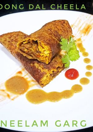 हरी मूंग दाल का चीला(hari moong daal cheela recipe in hindi) रेसिपी मुख्य फोटो