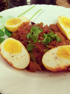 A picture of Egg dry masala.