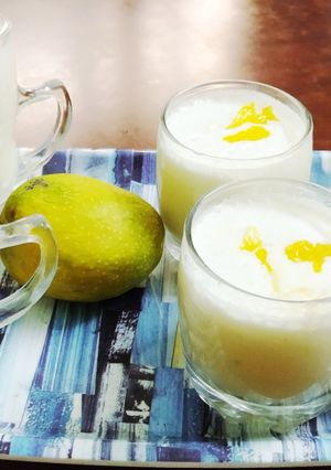 ম্যাংগো স্মুদি (Mango smoothie recipe is Bengali) রেসিপির প্রধান ছবি