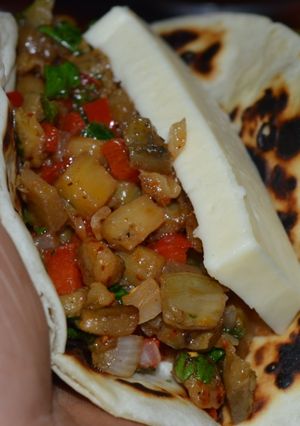 Una foto de Tacos rápidos de vegetales