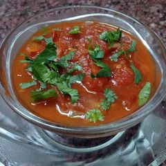 Tamatar ki mithi chutney A picture of Tamatar ki mithi chutney.