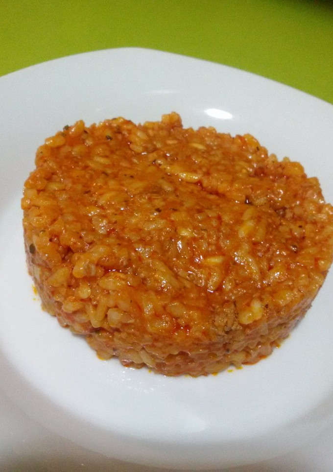 Una foto de Arroz a la boloñesa con thermomix