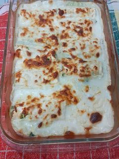 Una foto de Canelones de espinacas y atún - Súper económica