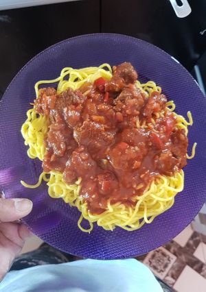 Una foto de Tallarines caseros