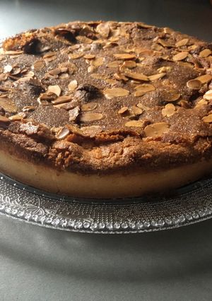 Une photo de Tarte amandine à la pommes et à la cannelle