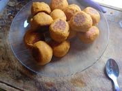 Una foto de bolita de mozzarella