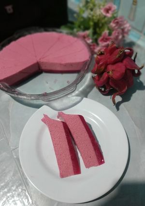 Foto resep Puding busa buah naga