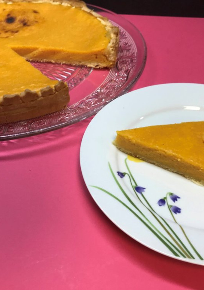 Una foto de Tarta de calabaza o pumpkin pie