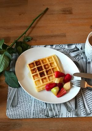 A picture of Waffles.