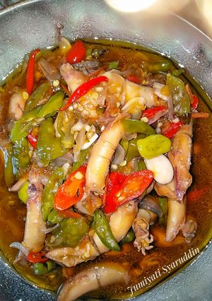 Foto resep Cumi Asin Pete