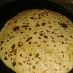 Paneer ka stuffed paratha A picture of Paneer ka stuffed paratha.