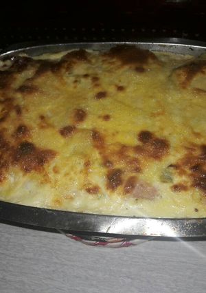Una foto de Lasaña de papa