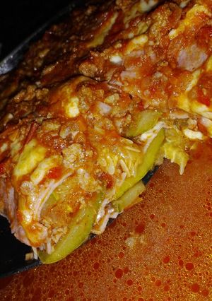 Una foto de Lasaña de zukinis