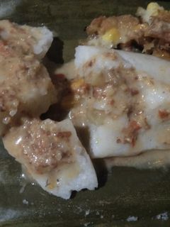 Foto resep Lontong isi sayur (kentang&wortel)