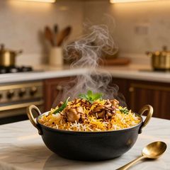 Hyderabadi Chicken Biryani Recipe | Restaurant Style Dum Biryani for Home, Shop & Online Selling A picture of Hyderabadi Chicken Biryani Recipe | Restaurant Style Dum Biryani for Home, Shop & Online Selling.