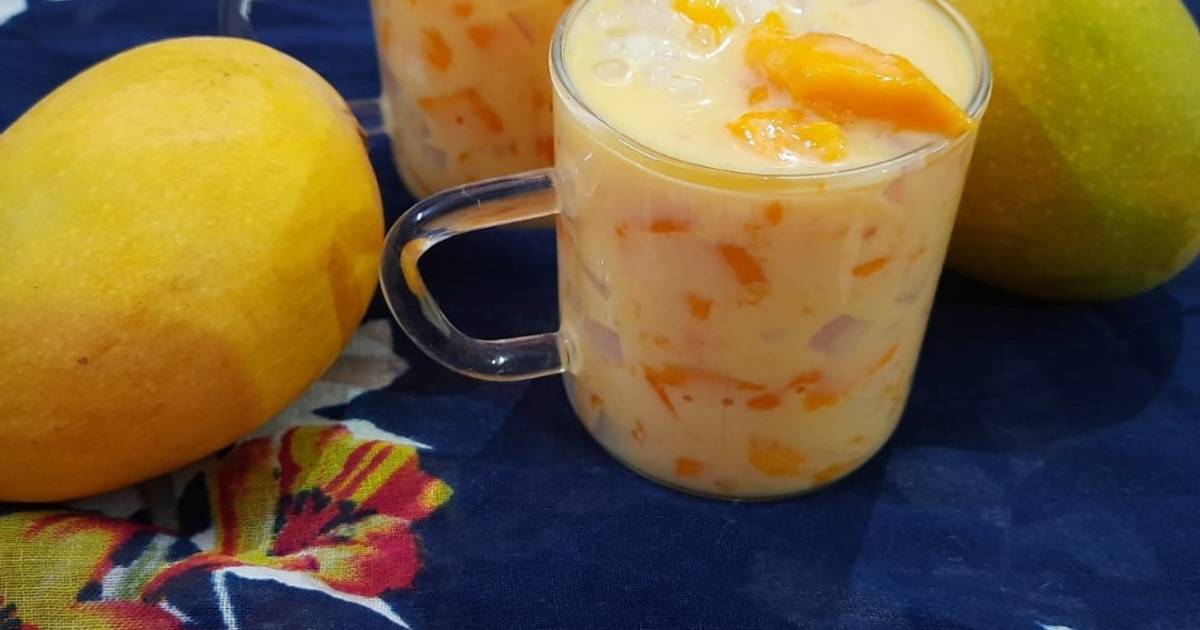 Alphonso Mango Bango with Nata de Coco Recipe by ZMA - Cookpad