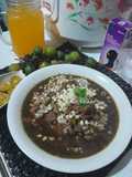 Rawon ayam mix daging