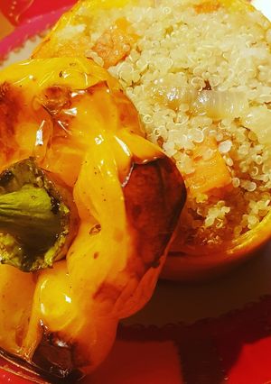 Une photo de Poivron farci vegan