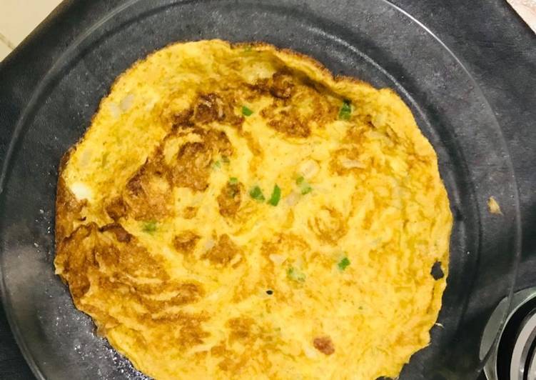 Simple Way to Make Homemade Desi Omelette