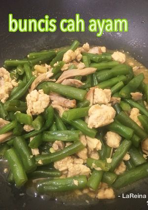 Foto resep Buncis cah ayam (lauk toddler)