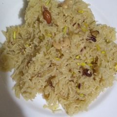 A picture of Jaggery Rice.