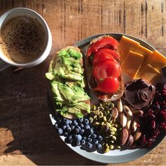 A picture of Vegan grazing plate.