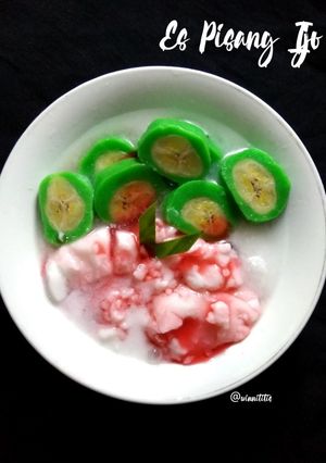 Foto resep Es Pisang Ijo🍧🍌