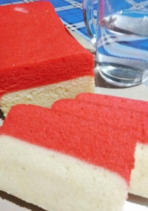 Foto resep Merah Putih Roti Kukus
