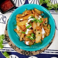 A picture of Garlic potato.