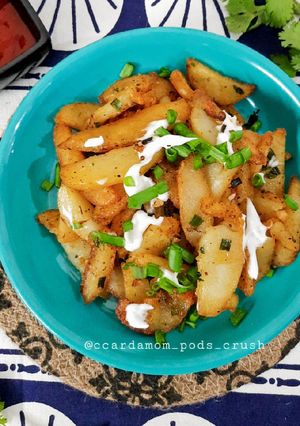 A picture of Garlic potato.