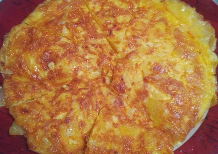 Spanish Omelette /Tortilla de Patatas (Omelette kentang)