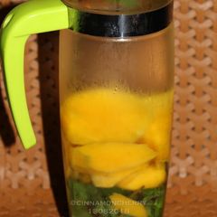 A picture of Mango Peppermint Infused Water.