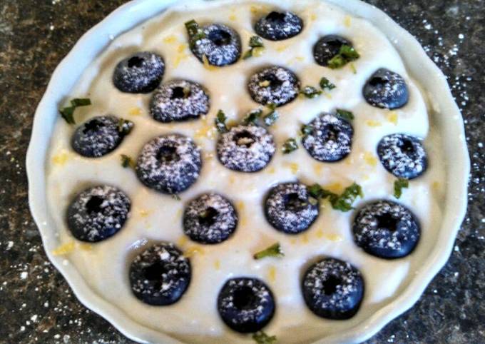 Recipe of Perfect No bake Blueberry Lemon mascarpone Tart