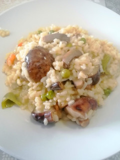 Una foto de 311. Risotto de setas variadas y menestra