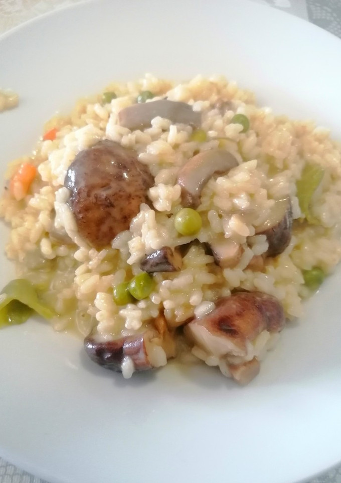 Una foto de 311. Risotto de setas variadas y menestra