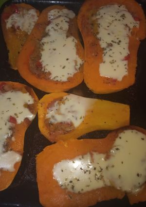 Una foto de Zapallo anco relleno