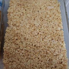 A picture of Brown Butter Bourbon Rice Crispy Treats.
