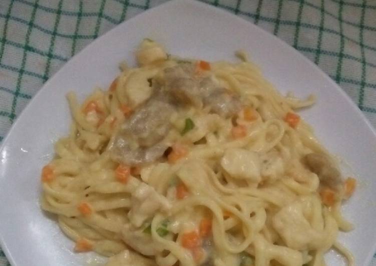 Resep Spaghetti carbonara, Bisa Manjain Lidah