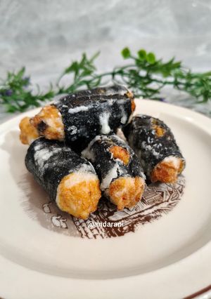 Foto resep Ayam udang gulung nori (frozen)