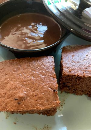 Foto de Bolo de chocolate com ganashe