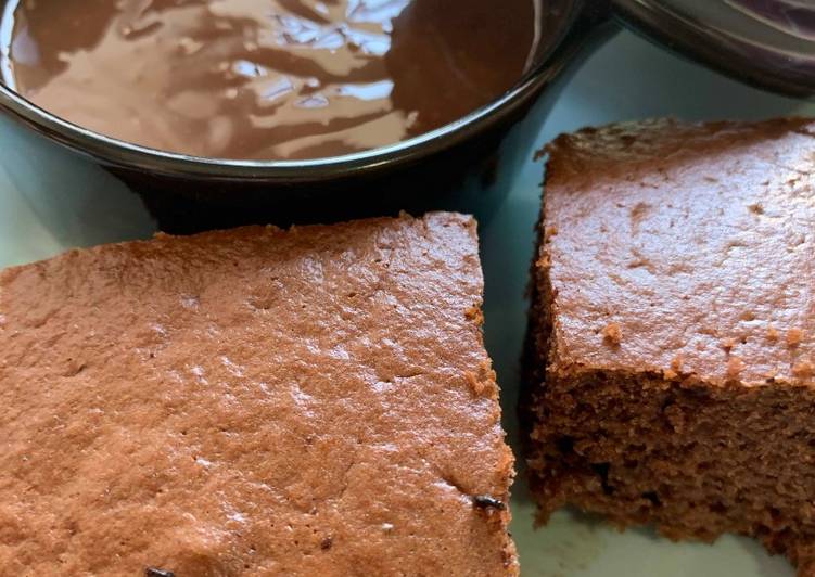 Bolo de chocolate com ganashe