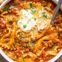 A picture of Lasagna Soup.