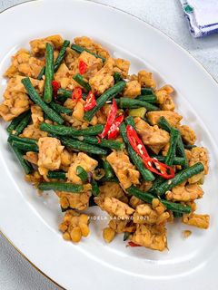Foto resep Tumis Tempe Kacang Panjang