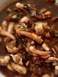 Foto resep Tumis gurita pedas manis