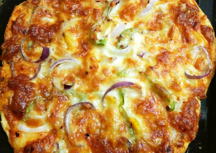 Recipe of Speedy Pizza with fresh pizza dough