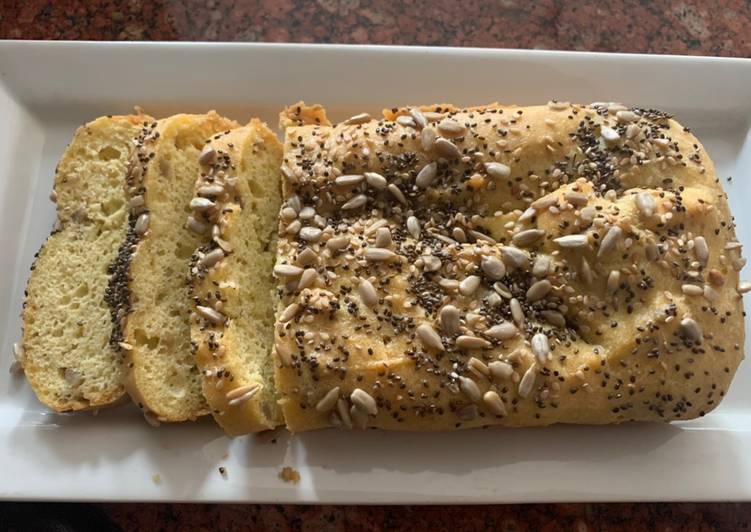 PAN DE SEMILLAS sin gluten (muy fácil)