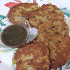 A picture of Channe ki daal ke pancake.