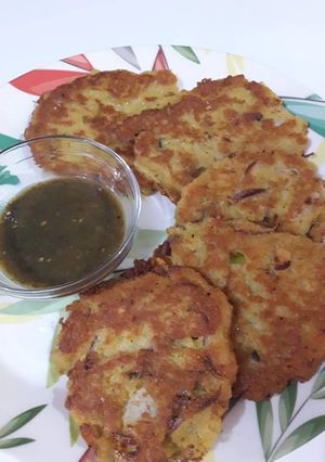 A picture of Channe ki daal ke pancake.